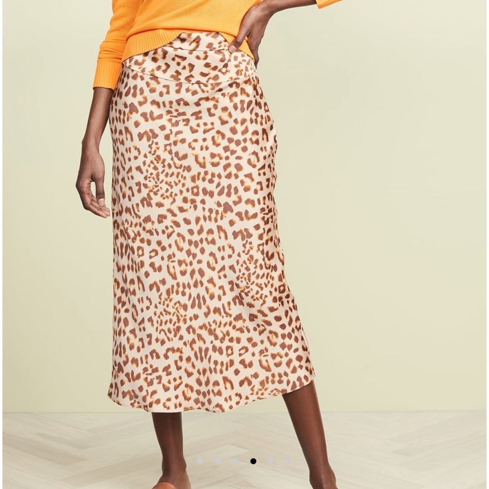 Free People Normani Bias Printed Skirt
